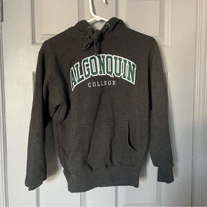 Algonquin College Gray Hoodie Size XS